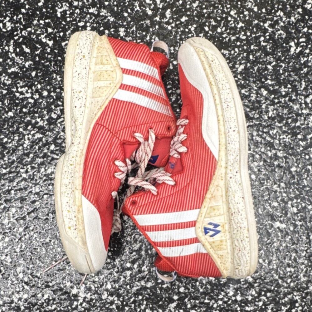 adidas J Wall 1 Men's Basketball Mid Top Sneakers Red White Blue S84015
